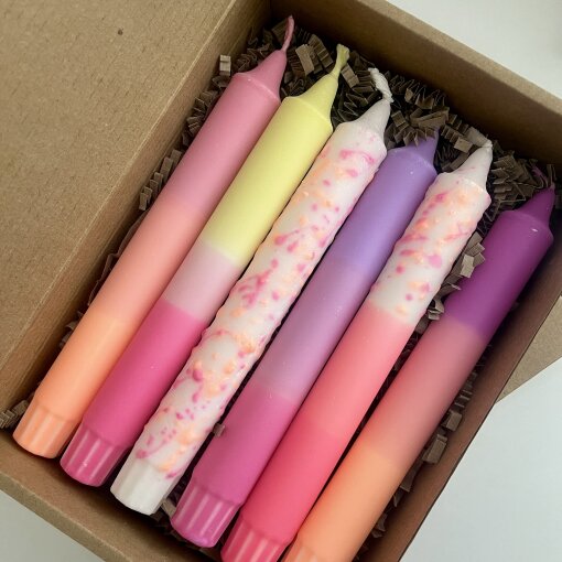 sada přírodních svíček Holčičí sen